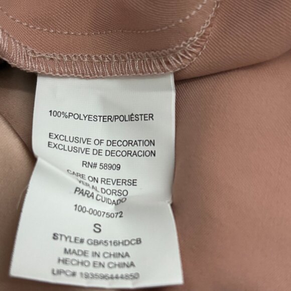 GB Long Skirt with Slit Champagne Color Size Small NWT - Picture 6 of 6